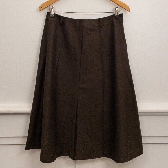 Talbots Brown A-Line Skirt – Size 10, Timeless Wardrobe Staple - Picture 1 of 3